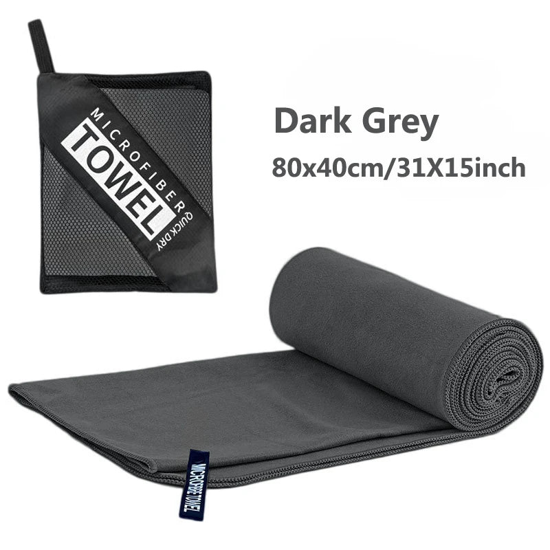 Quick-Dry Microfiber Camping Towel 40x80cm