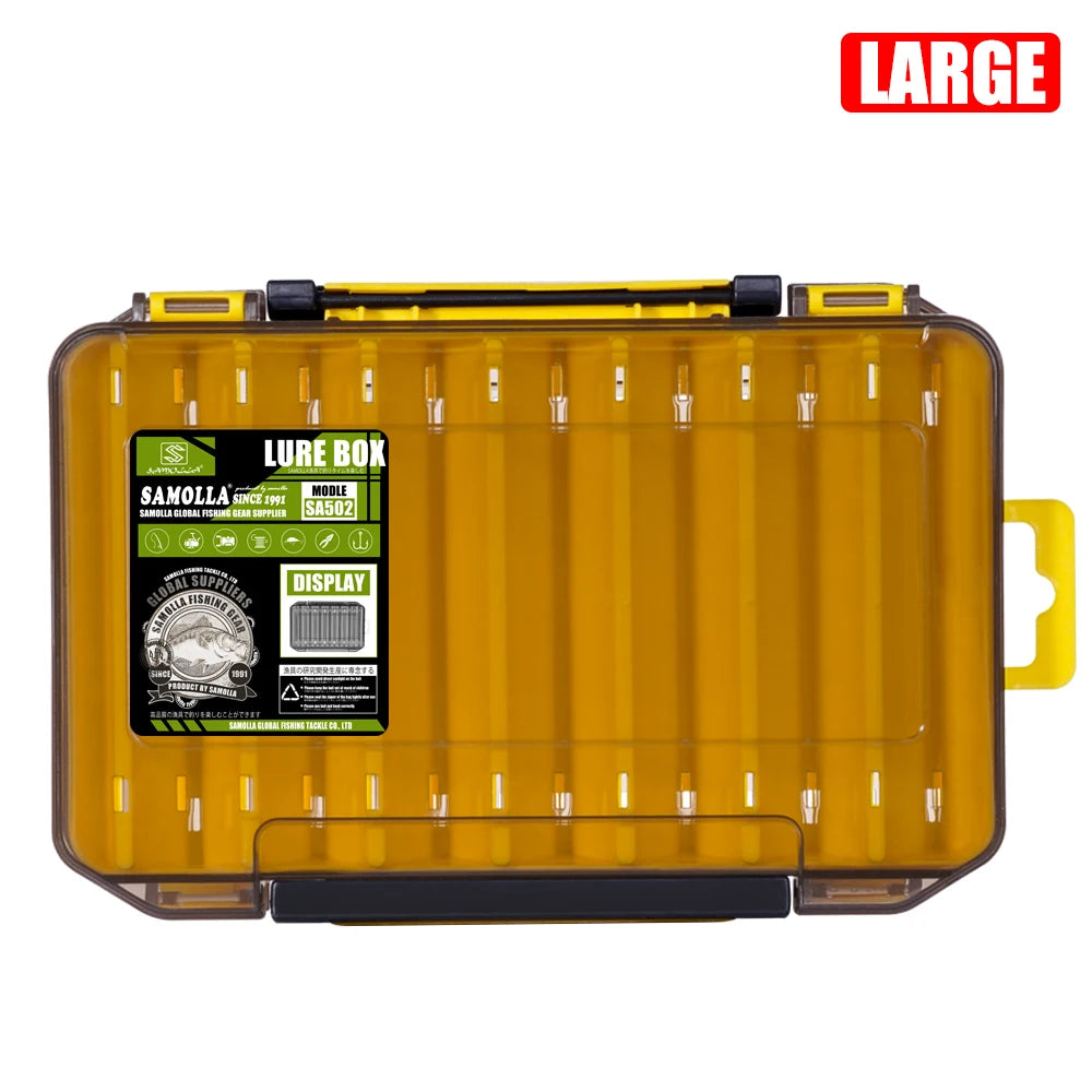 Double-Sided Fishing Tackle Box