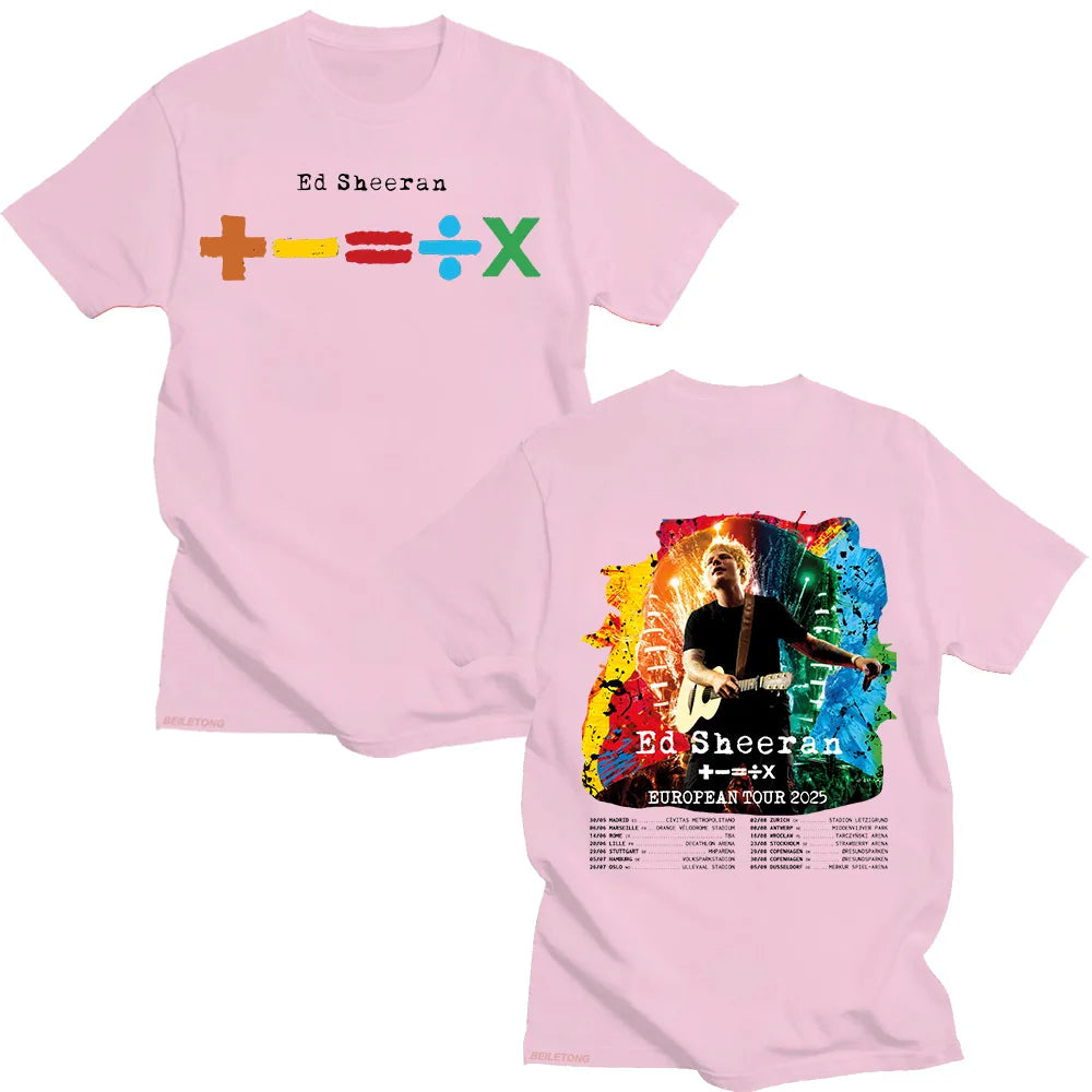 Ed Sheeran 2025 Tour T-Shirt Unisex