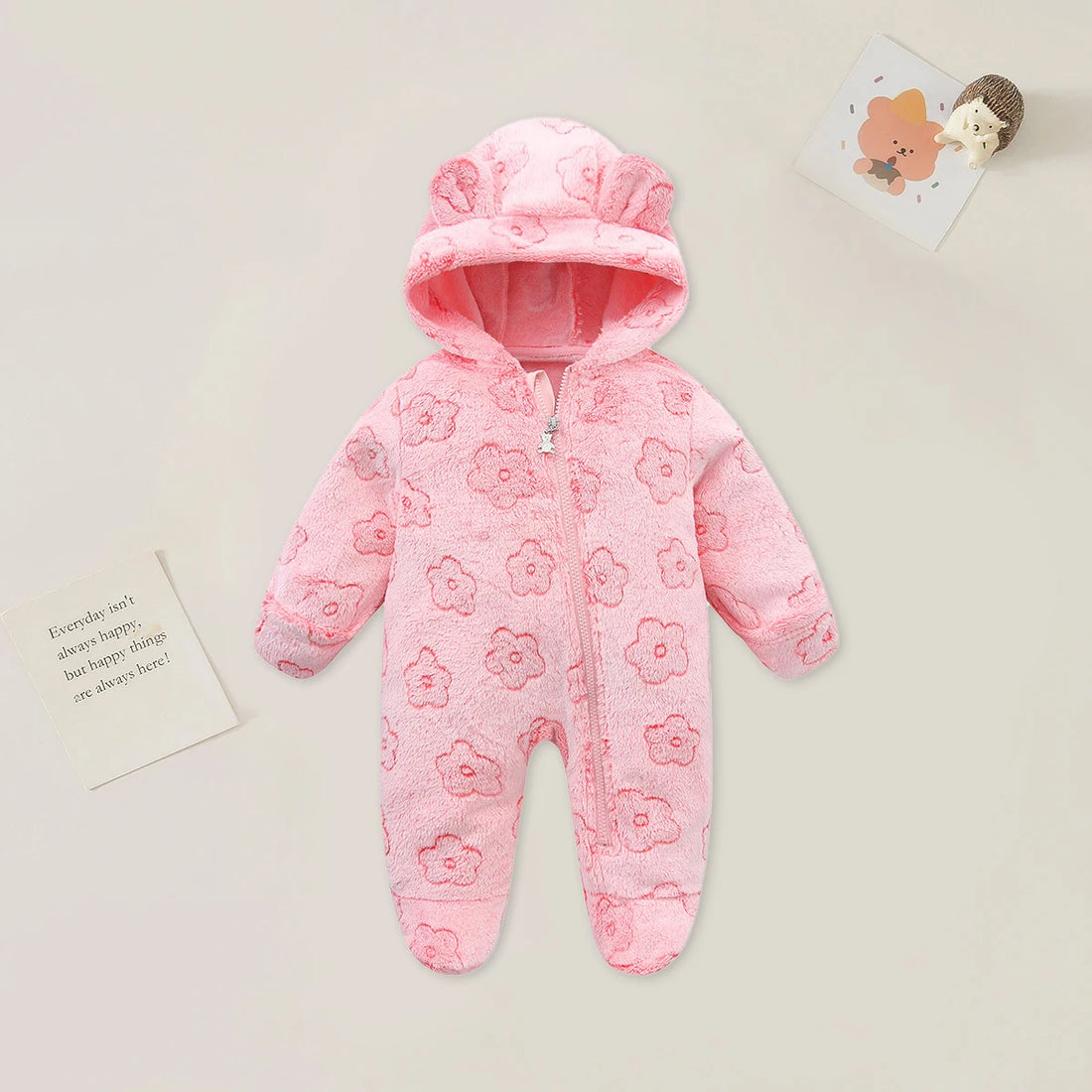 Flannel Baby Romper