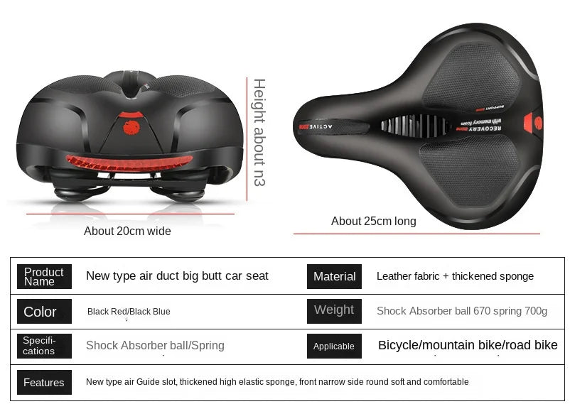 Comfort Bike Saddle