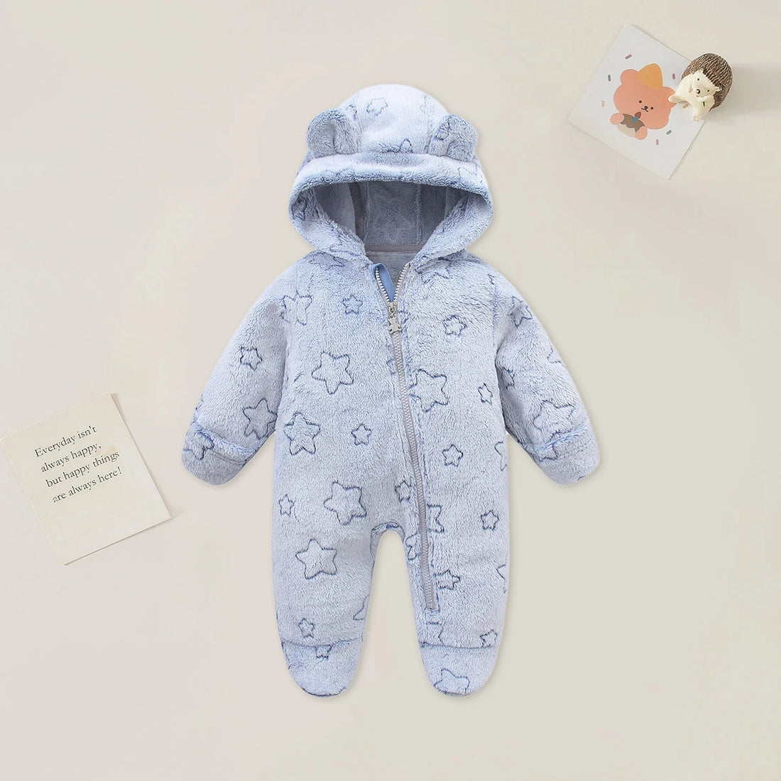 Flannel Baby Romper