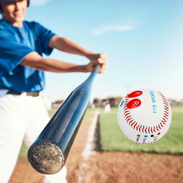 9" Training Baseball with Finger Placement Markers