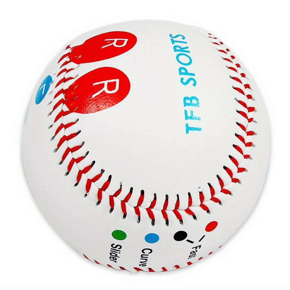 9" Training Baseball with Finger Placement Markers