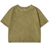 Women's Slim Fit Washed Cotton T-Shirt