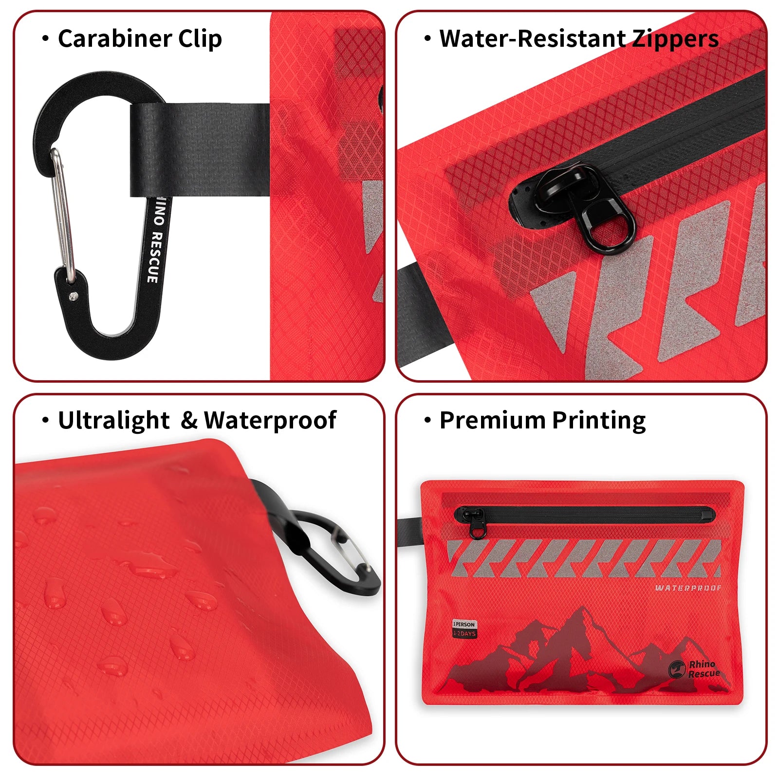 RHINO RESCUE 105PC Ultralight First Aid Kit