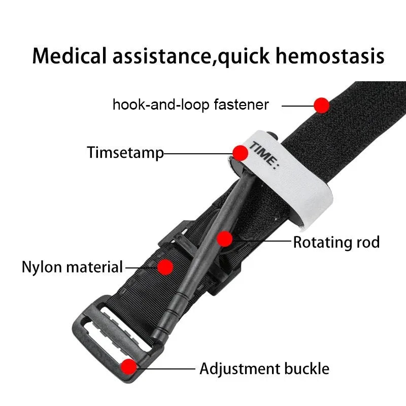 Tactical Emergency Tourniquet Strap