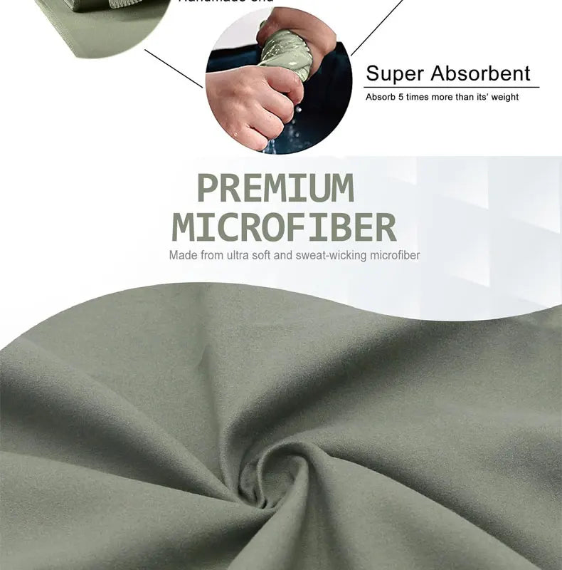Quick-Dry Microfiber Camping Towel 40x80cm