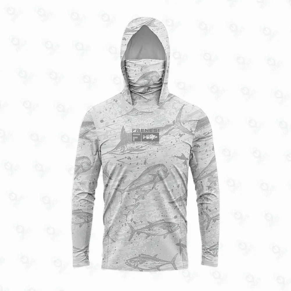 Men's UPF 50+ Fishing Hoodie Shirt