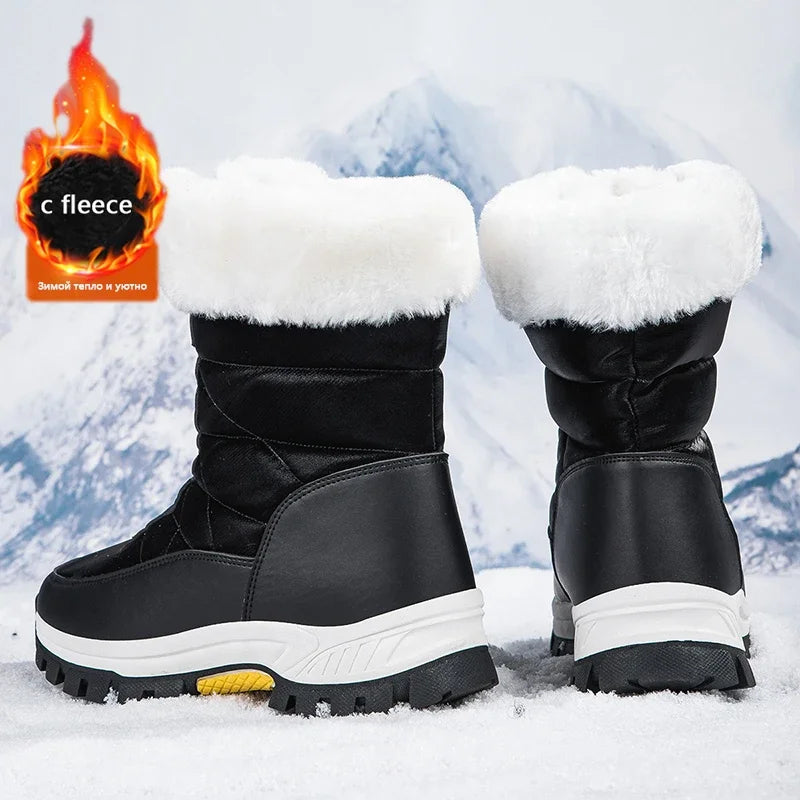 2025 New Women's Fur Snow Boots