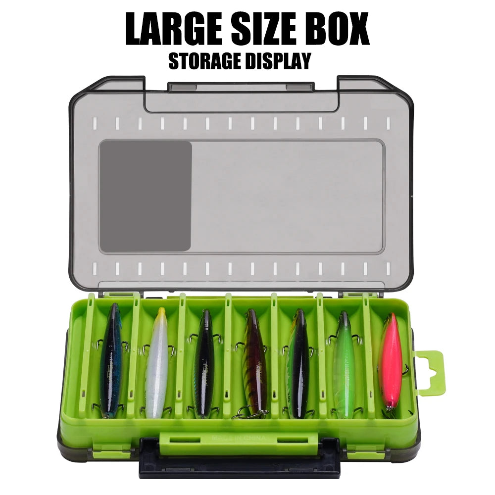 Double-Sided Fishing Tackle Box