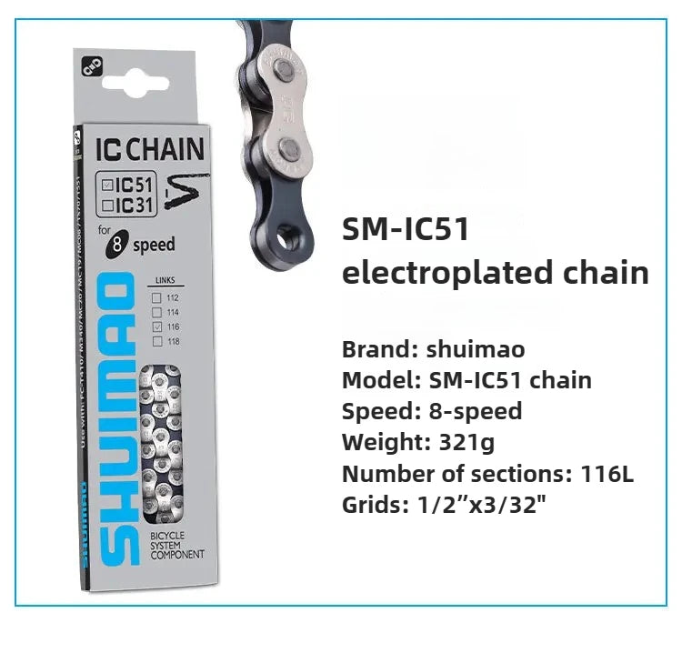 6–12 Speed Bicycle Chain