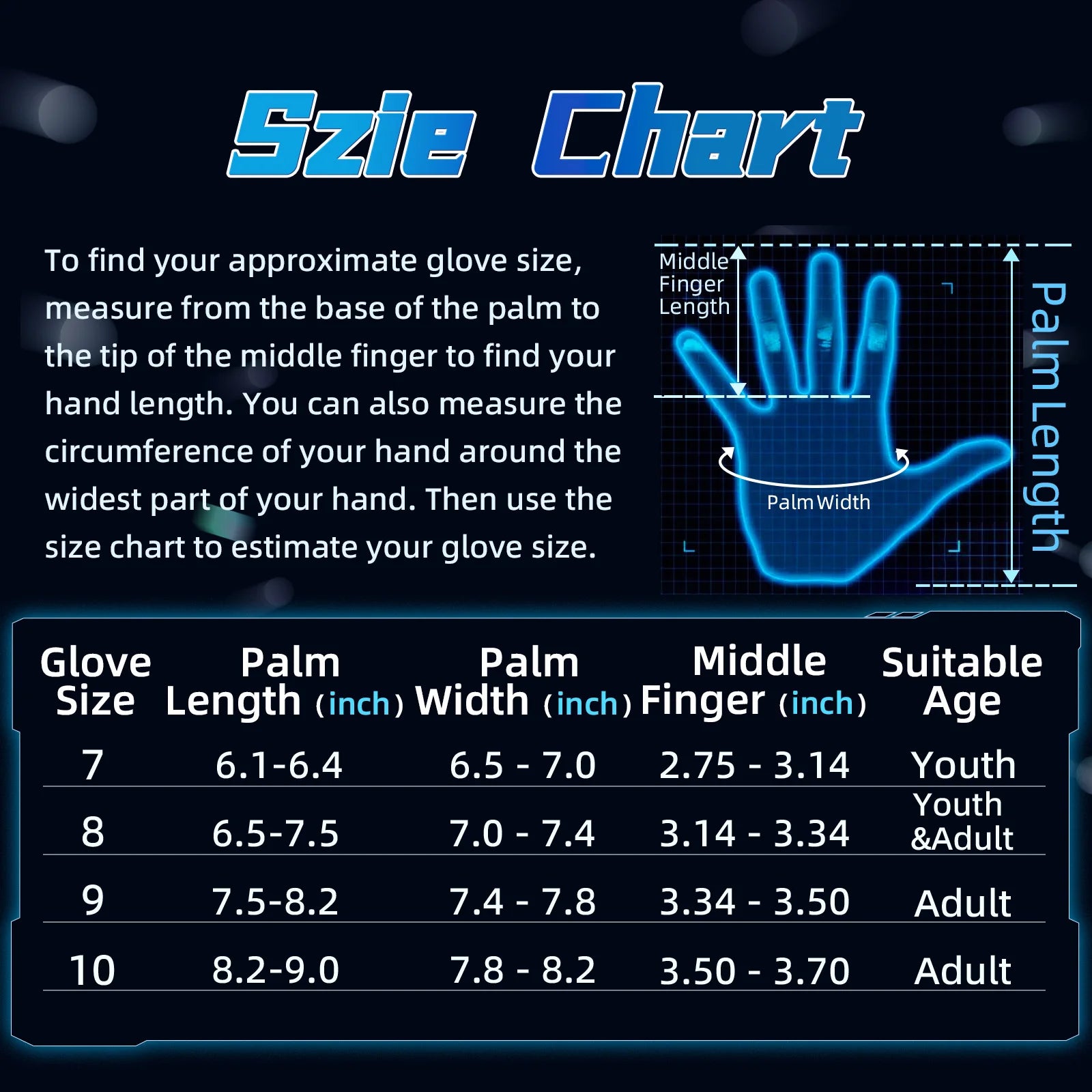 WVVOU Soccer Goalkeeper Gloves with Finger Saves