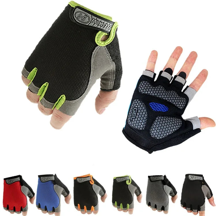 Unisex Fingerless Anti-Slip Breathable Cycling Gloves