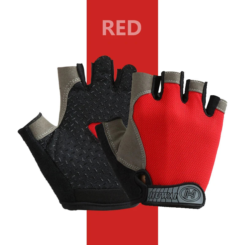 Unisex Fingerless Anti-Slip Breathable Cycling Gloves