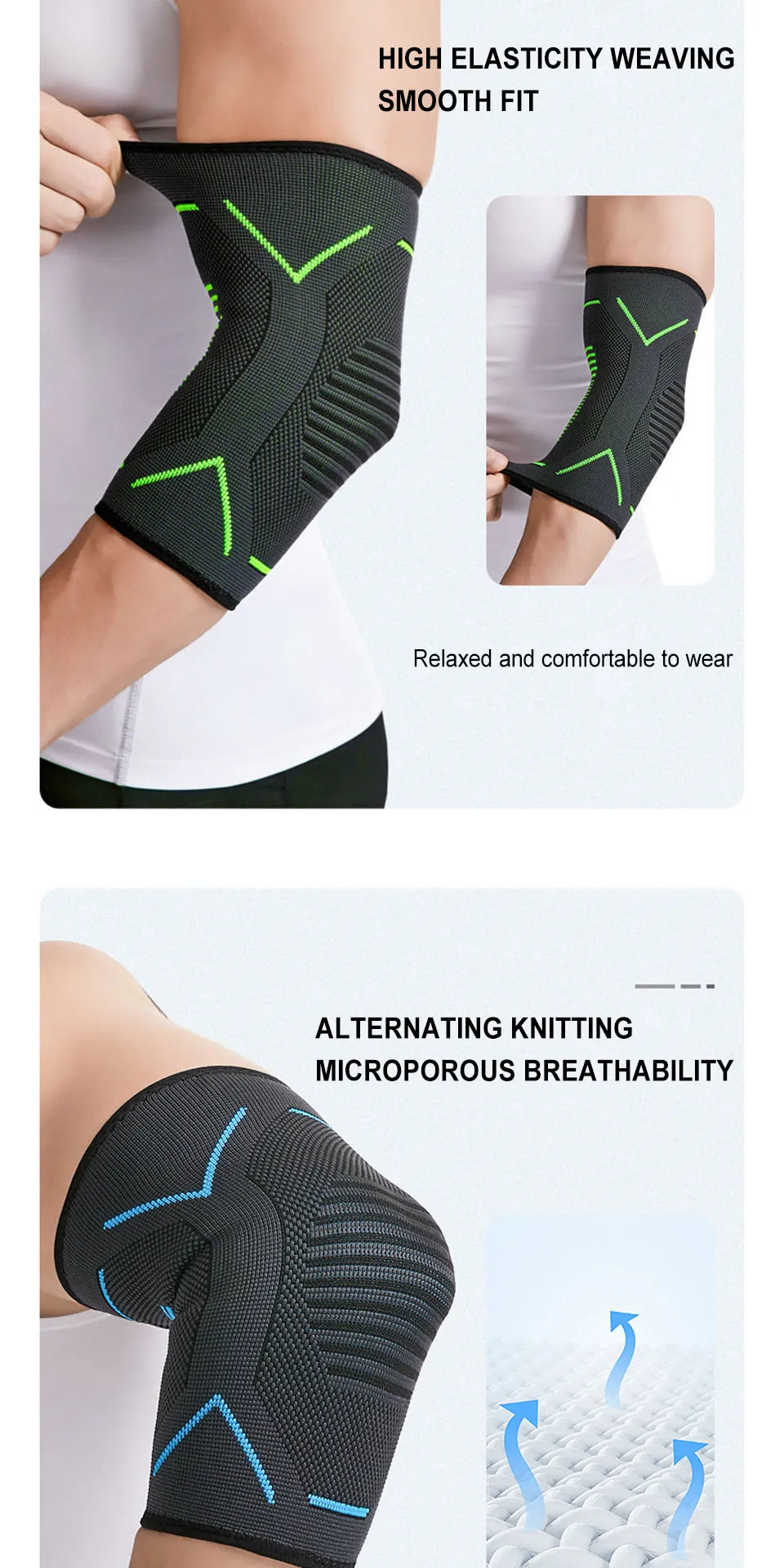 AOLIKES Arm Support Brace for Tendonitis, Tennis & Golfer’s Elbow