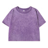 Women's Slim Fit Washed Cotton T-Shirt