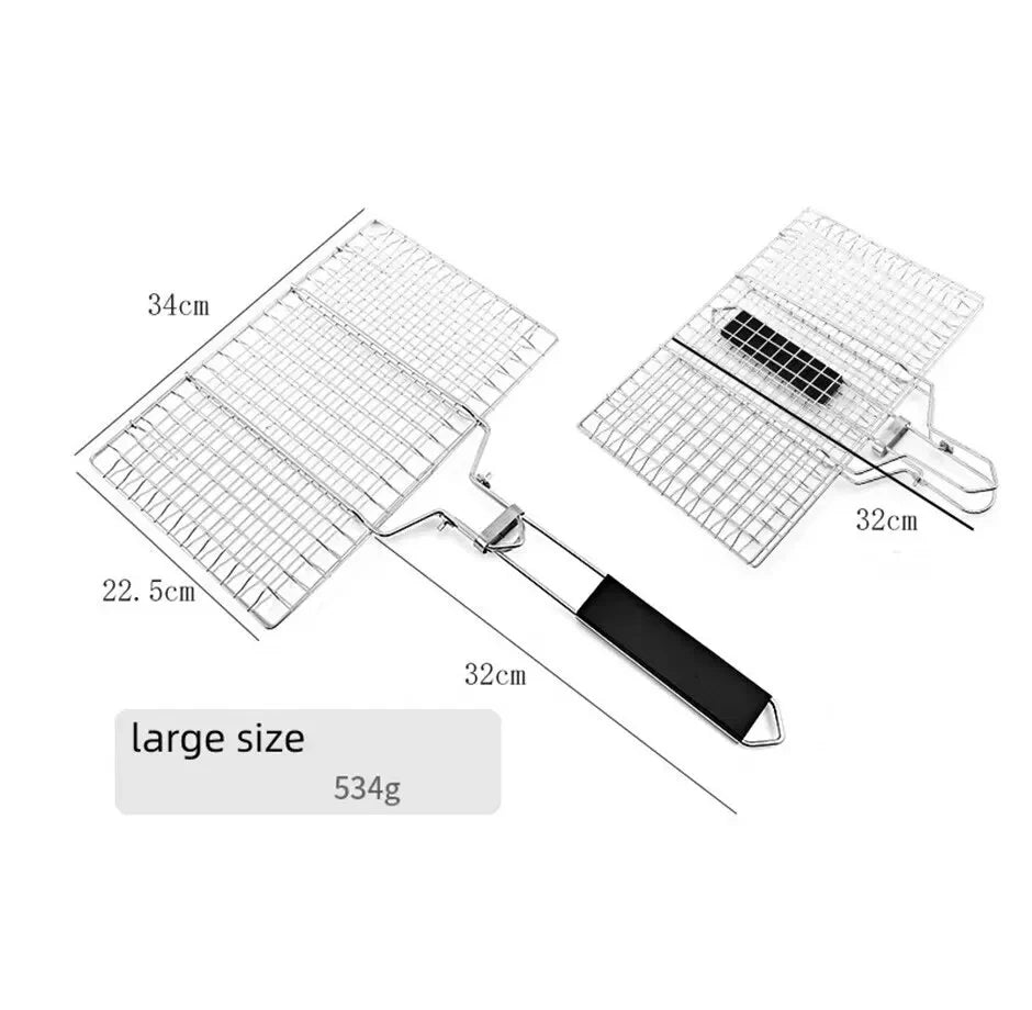 Stainless Steel BBQ Mesh Basket