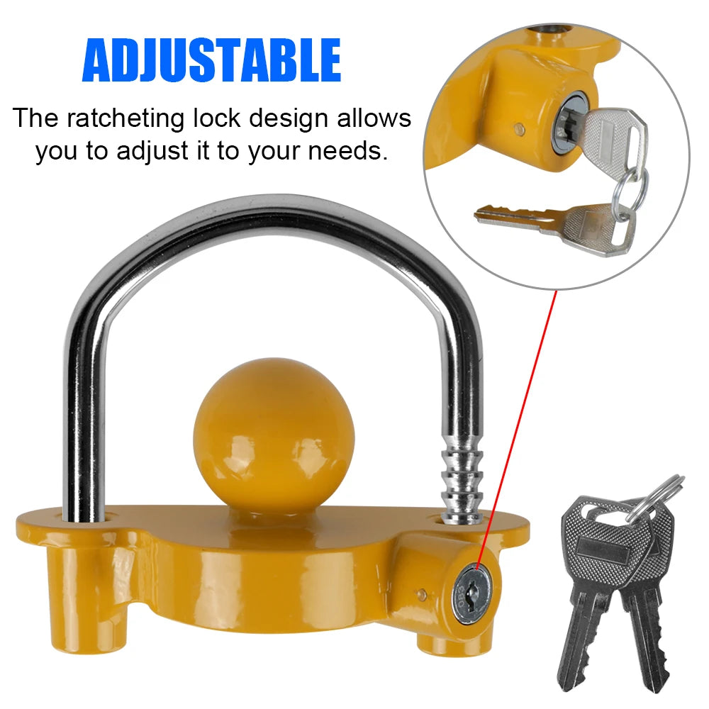 U-Shape Trailer Hitch Lock
