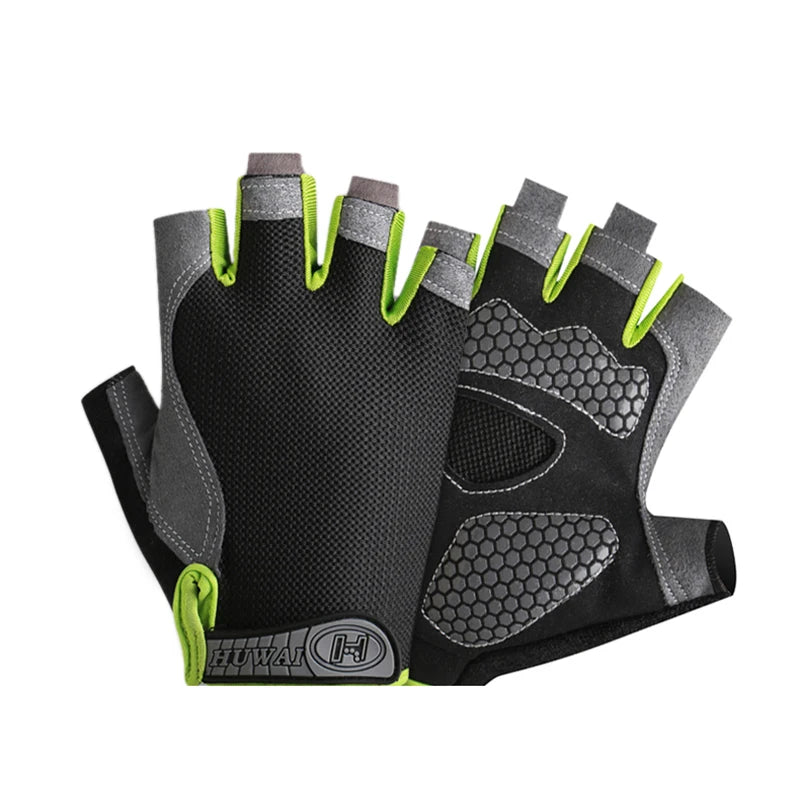 Unisex Fingerless Anti-Slip Breathable Cycling Gloves