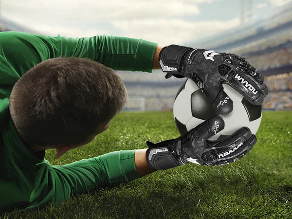 WVVOU Soccer Goalkeeper Gloves with Finger Saves