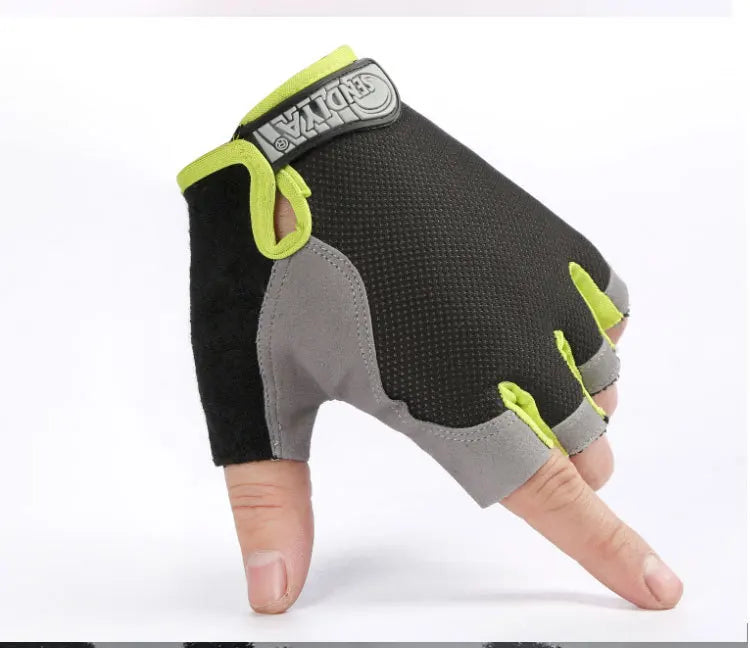 Unisex Fingerless Anti-Slip Breathable Cycling Gloves