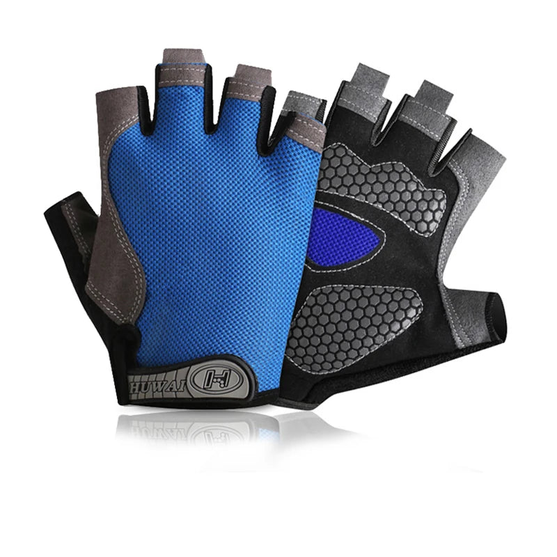 Unisex Fingerless Anti-Slip Breathable Cycling Gloves