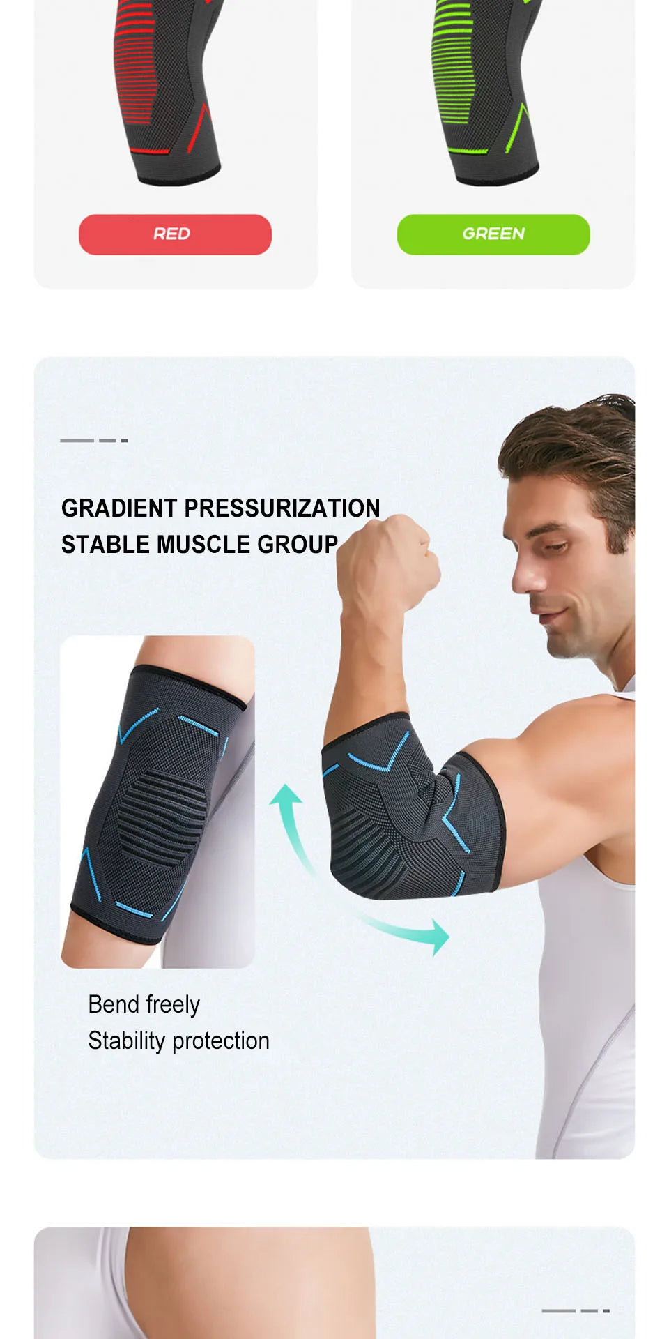 AOLIKES Arm Support Brace for Tendonitis, Tennis & Golfer’s Elbow
