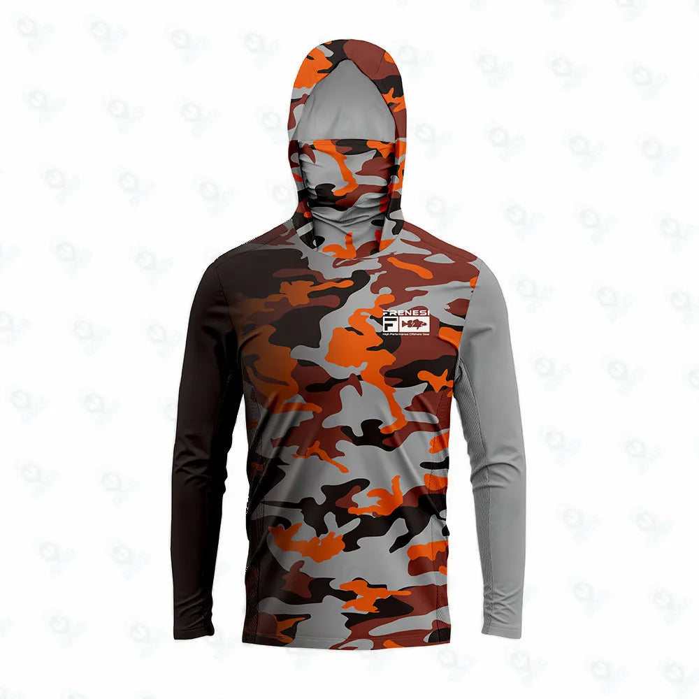 Men's UPF 50+ Fishing Hoodie Shirt