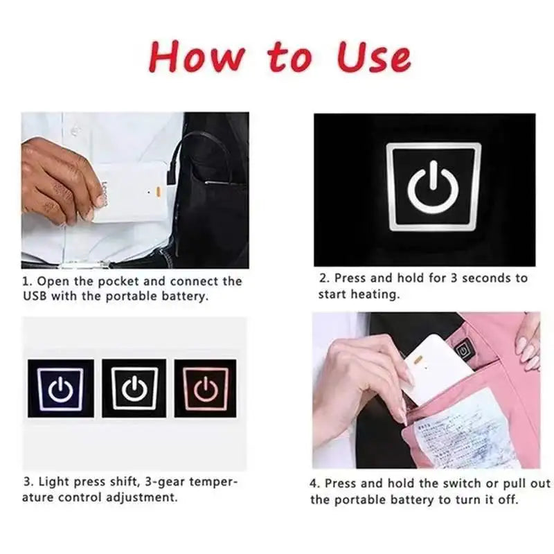 Graphene Heating Coat for Men & Women
