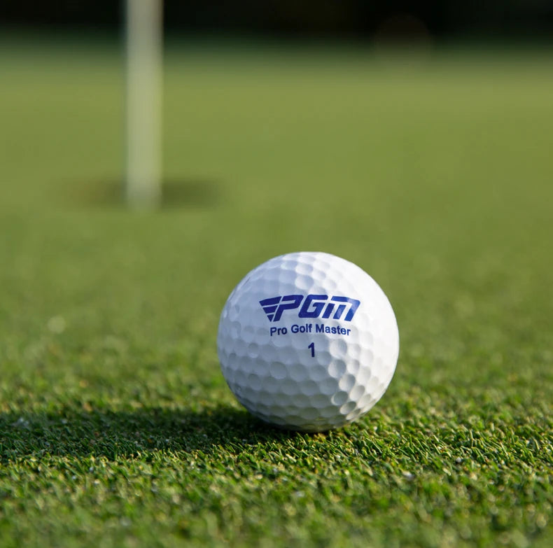 PGM Q002 3-Layer Golf Ball – High Elasticity Rubber Core, High Backspin Game Ball