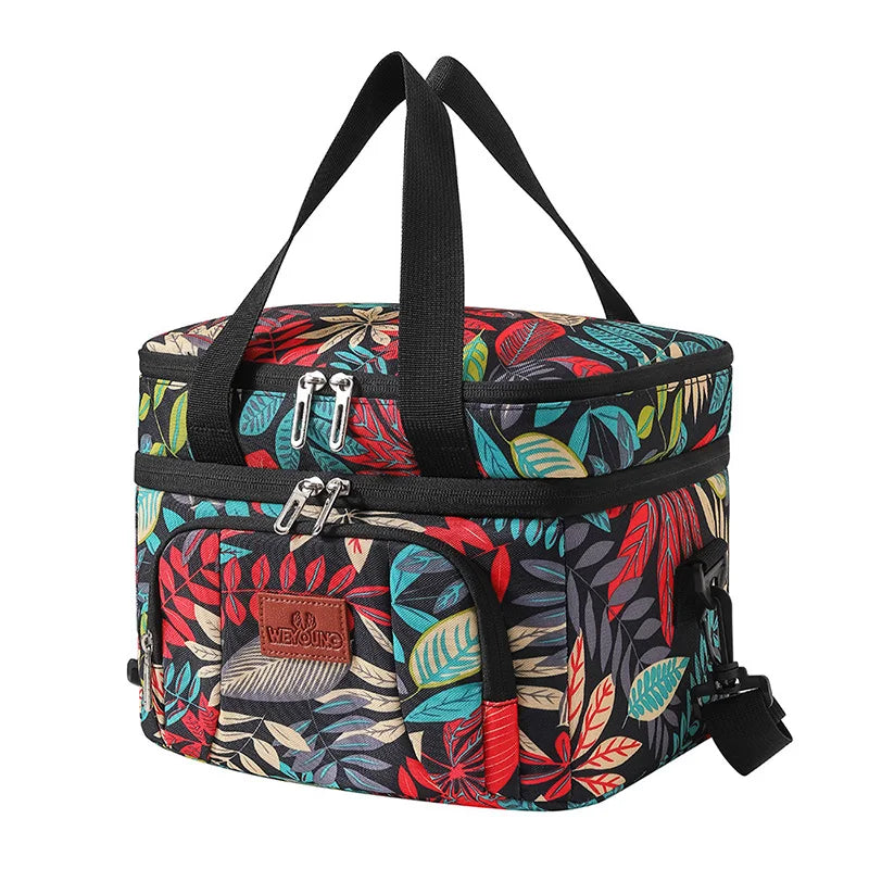 Insulated Lunch Box for Travel, Work, Picnic