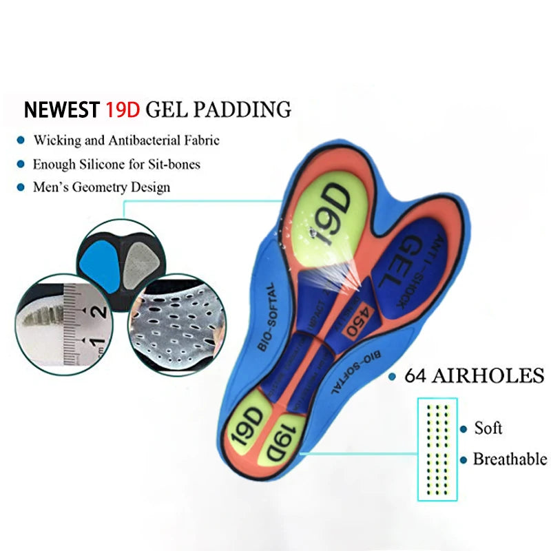 Raudax 2025 Men’s Cycling Jersey & Bib Shorts Set