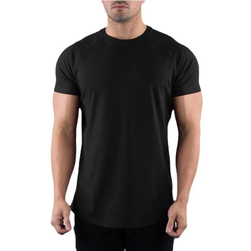 Men's Slim Fit Cotton Gym T-Shirt