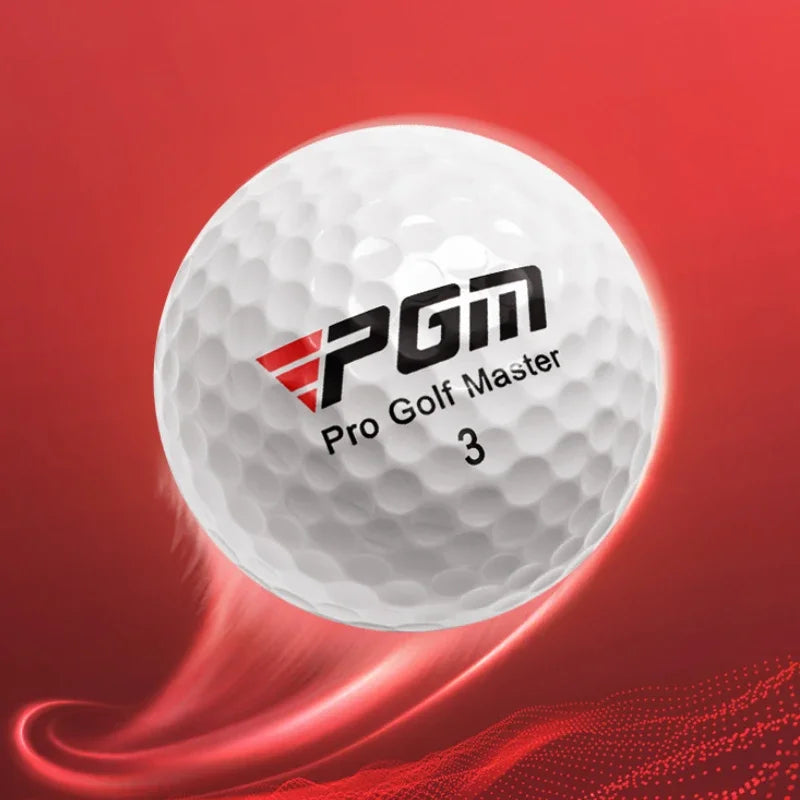 PGM Q002 3-Layer Golf Ball – High Elasticity Rubber Core, High Backspin Game Ball