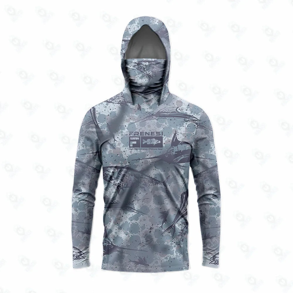 Men's UPF 50+ Fishing Hoodie Shirt