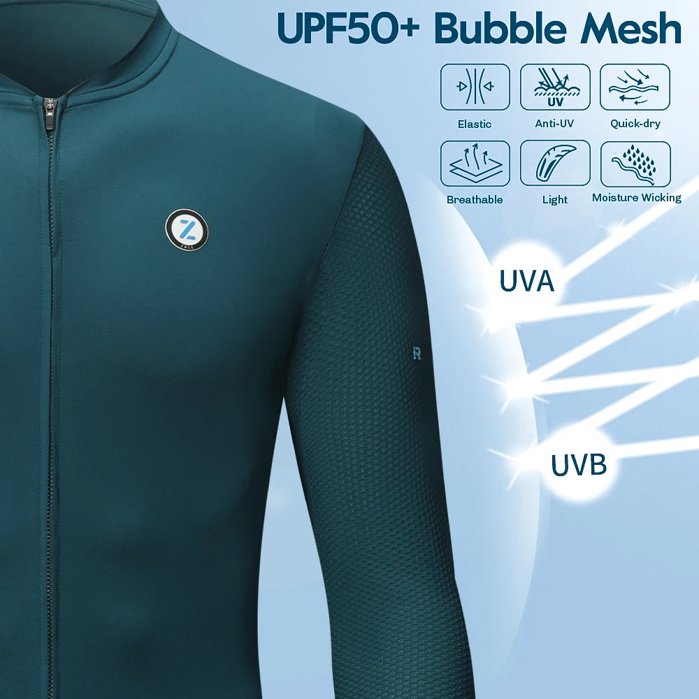 ZRSE UPF 50+ Long Sleeve Cycling Jersey – Slim Fit