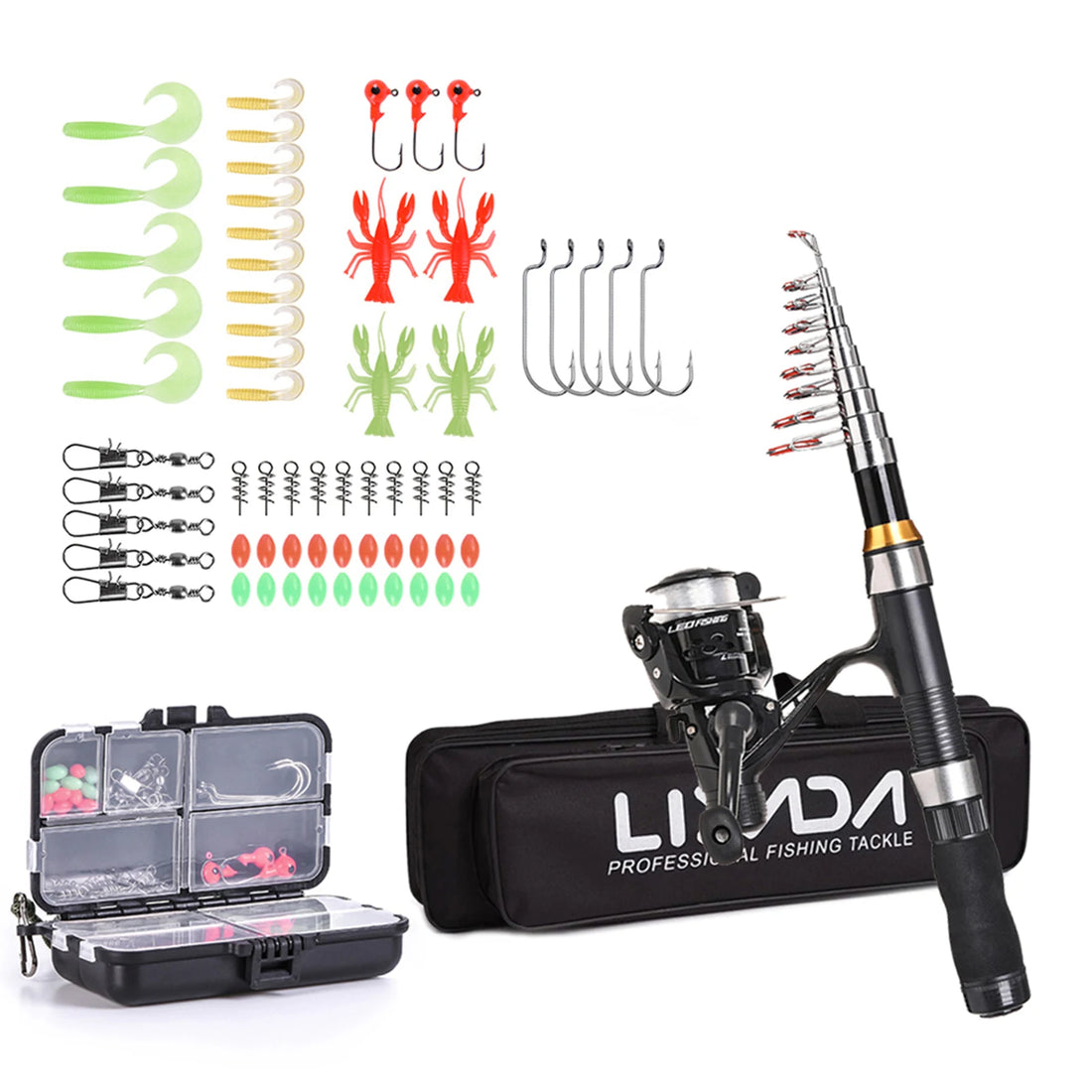 Fishing Rod & Reel Combo Kit