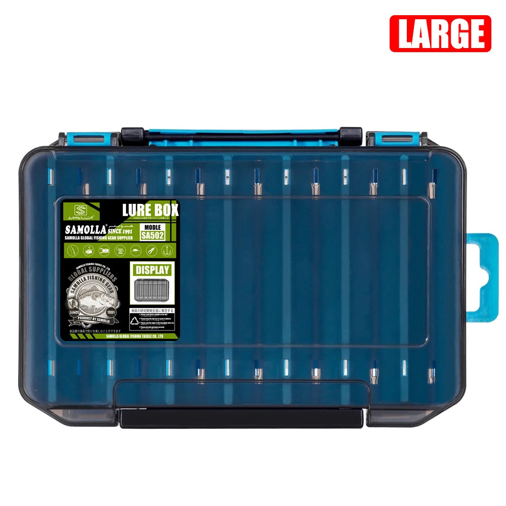 Double-Sided Fishing Tackle Box