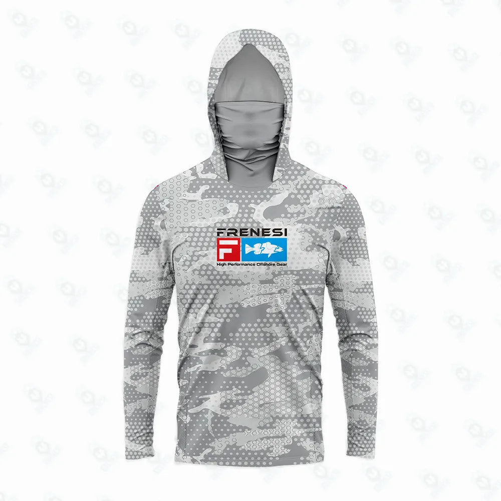 Men's UPF 50+ Fishing Hoodie Shirt