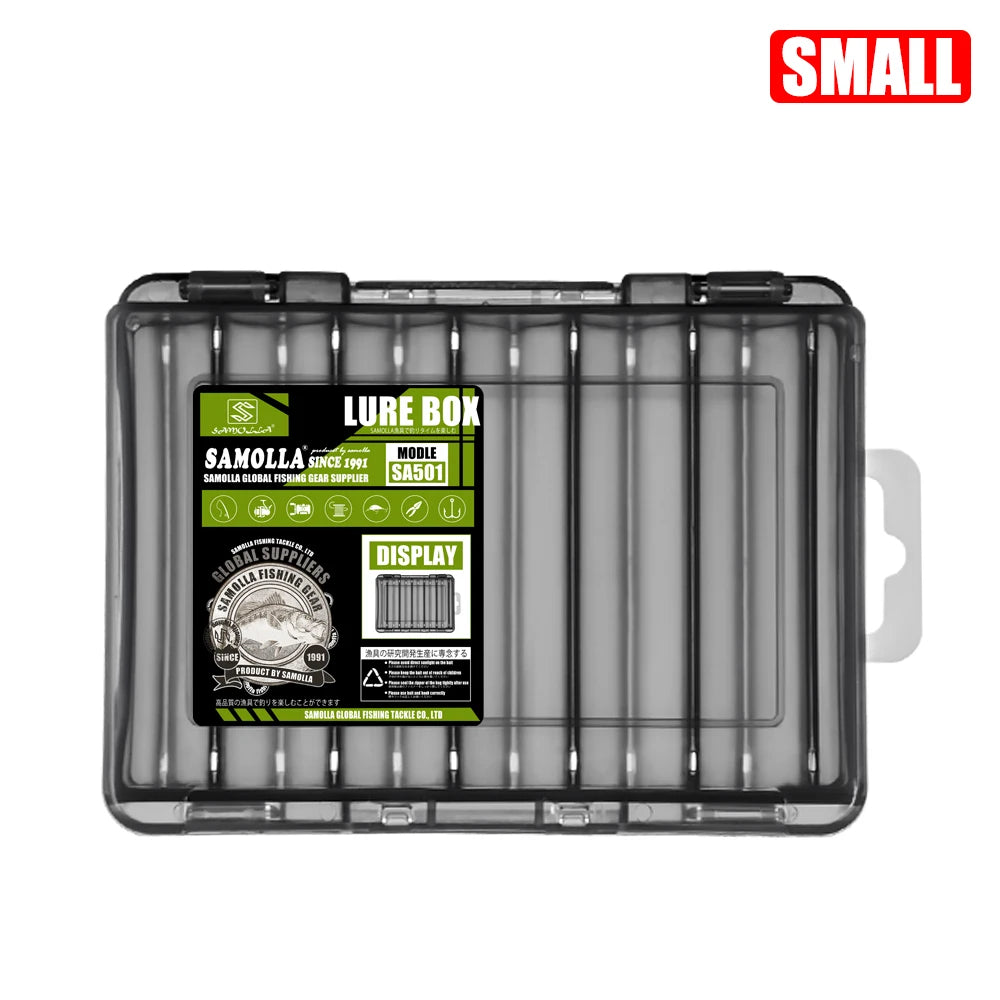 Double-Sided Fishing Tackle Box