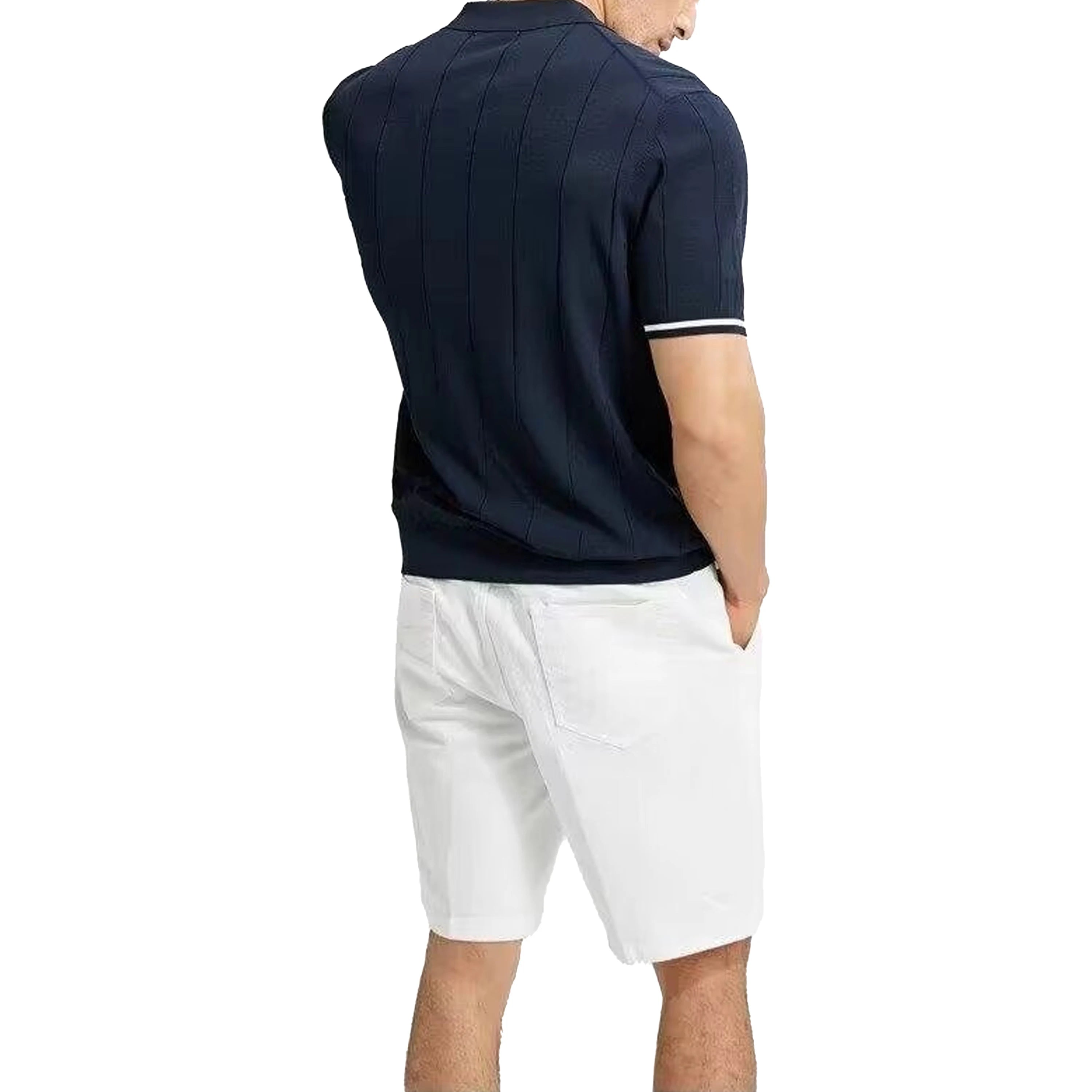 Polo Shirt – Men's Summer Textured Top