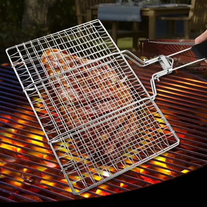 Stainless Steel BBQ Mesh Basket
