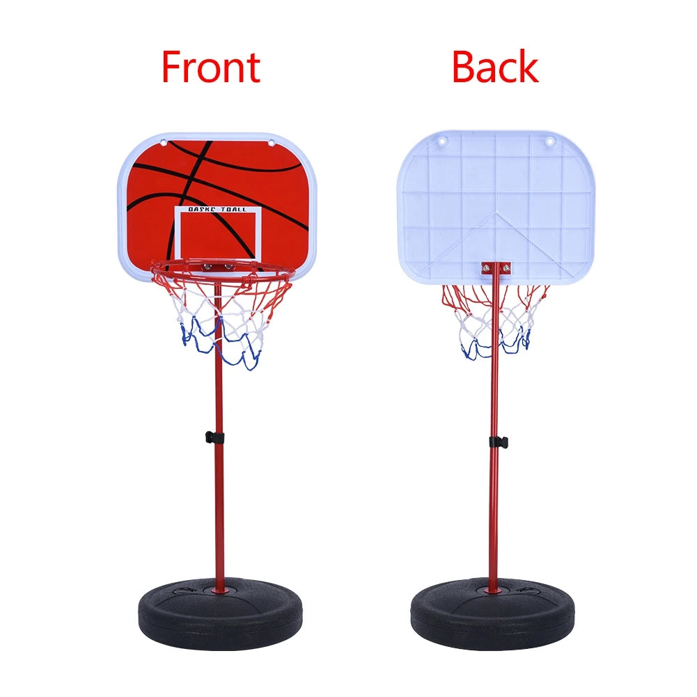 Adjustable Kids Basketball Hoop Stand Set