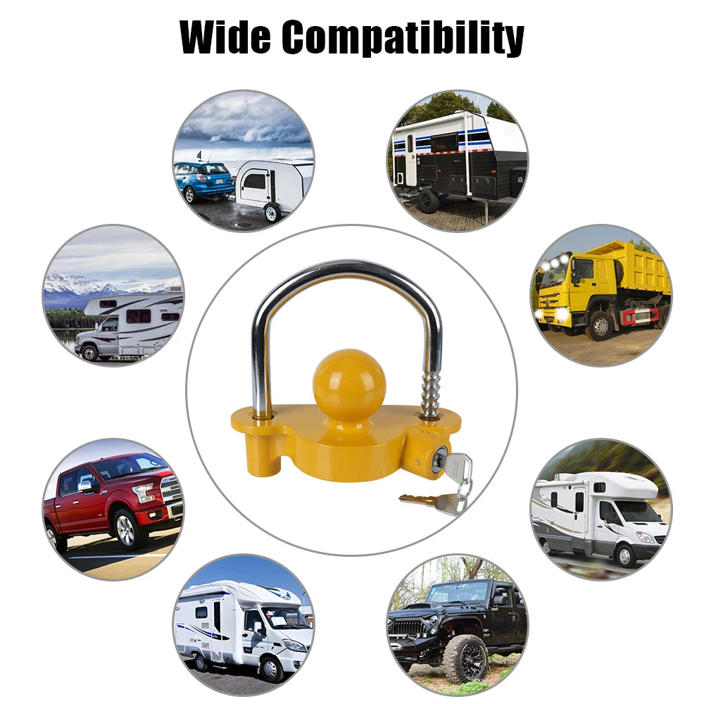U-Shape Trailer Hitch Lock