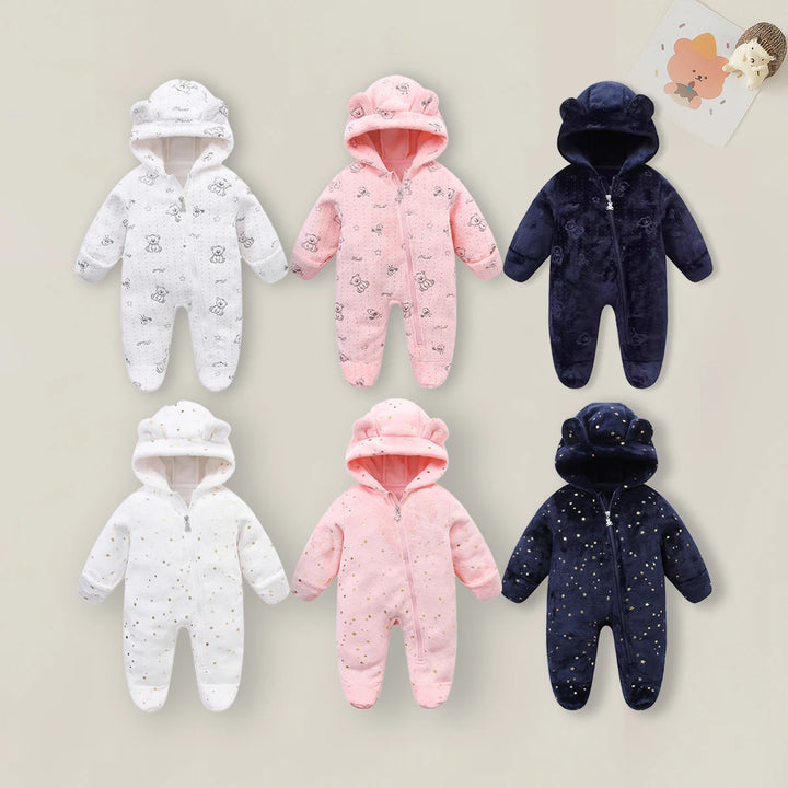 Flannel Baby Romper