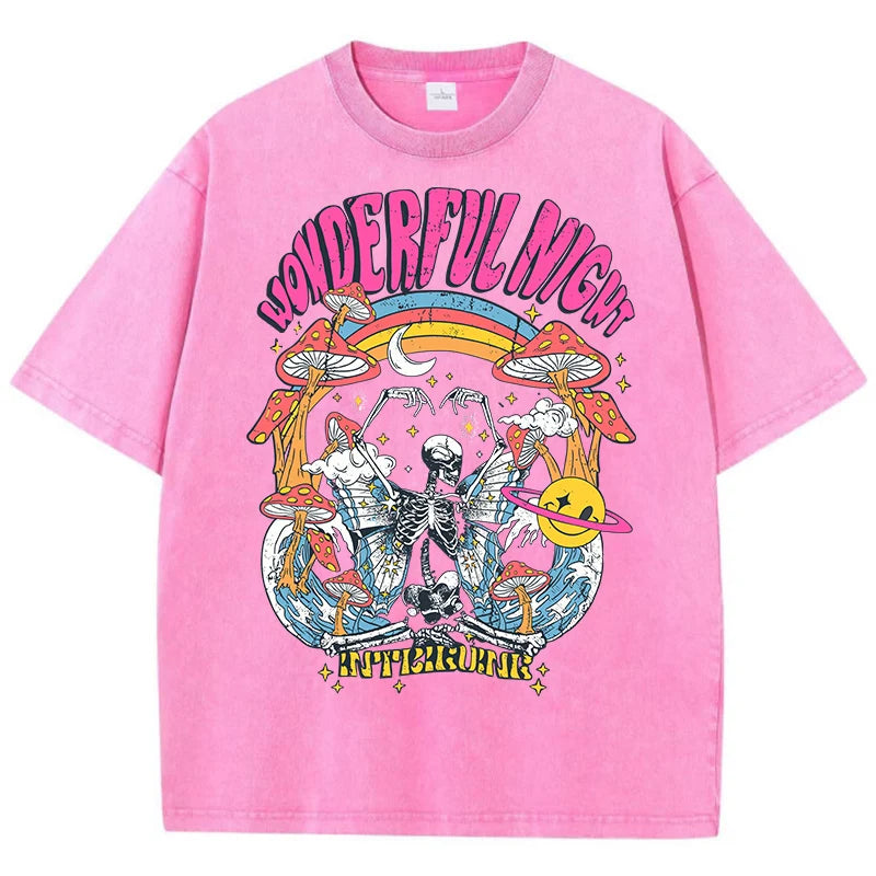 Women's Skeleton Butterfly Oversized T-Shirt