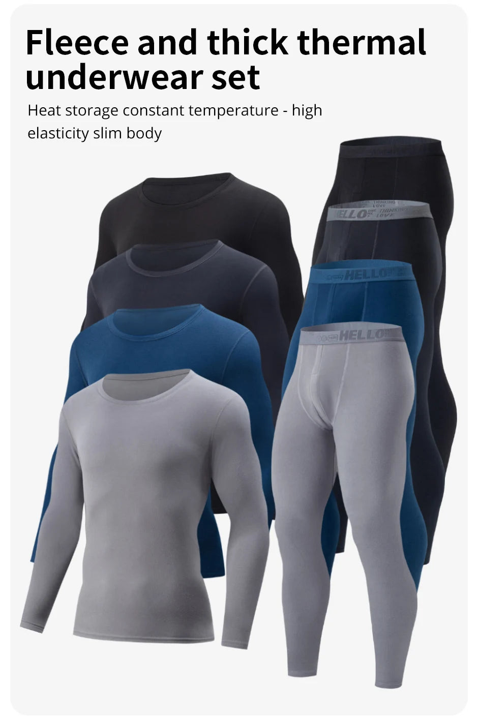 Men’s Thermal Underwear Set