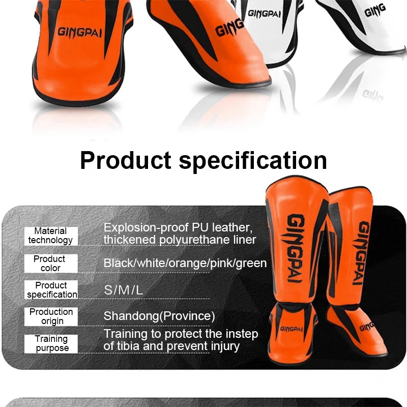 Kickboxing Shin Guard Pads