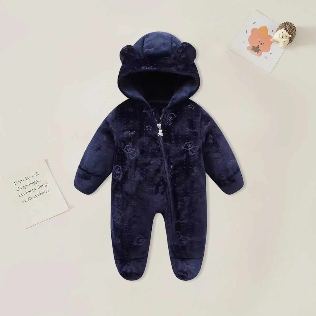 Flannel Baby Romper